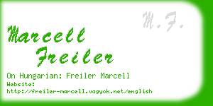 marcell freiler business card